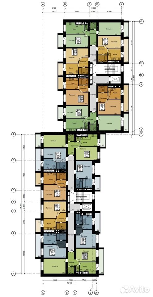 1-к квартира, 28.7 м², 4/9 эт.