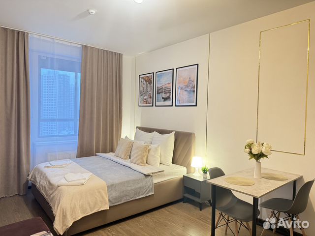 Квартира-студия, 29 м², 2 кровати
Квартира-студия, 29 м², 2 кровати