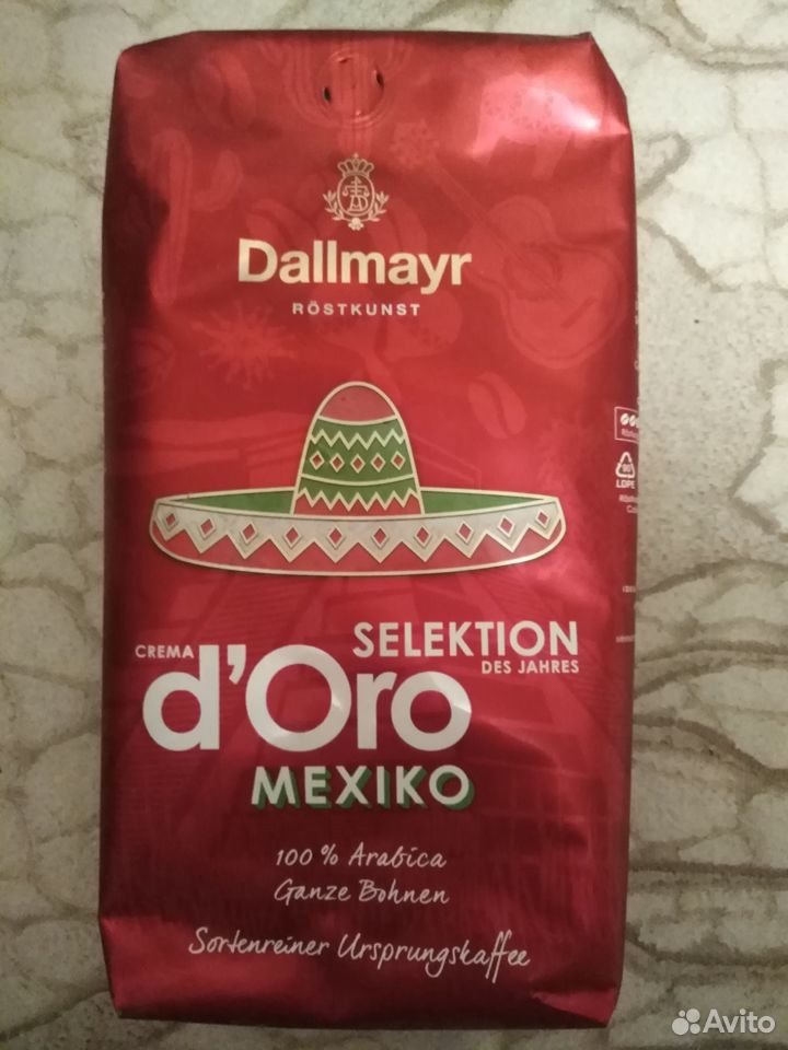 Кофе в зернах Dallmayr d'Oro Mexico Select 1000 гр купить на Зозу.ру - фотография № 1