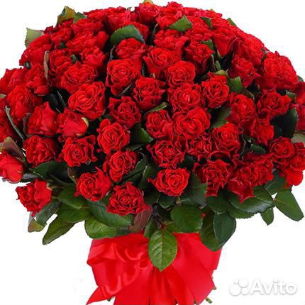Букет кудрявой красной розы «Эль Торо» купить на Зозу.ру - фотография № 2