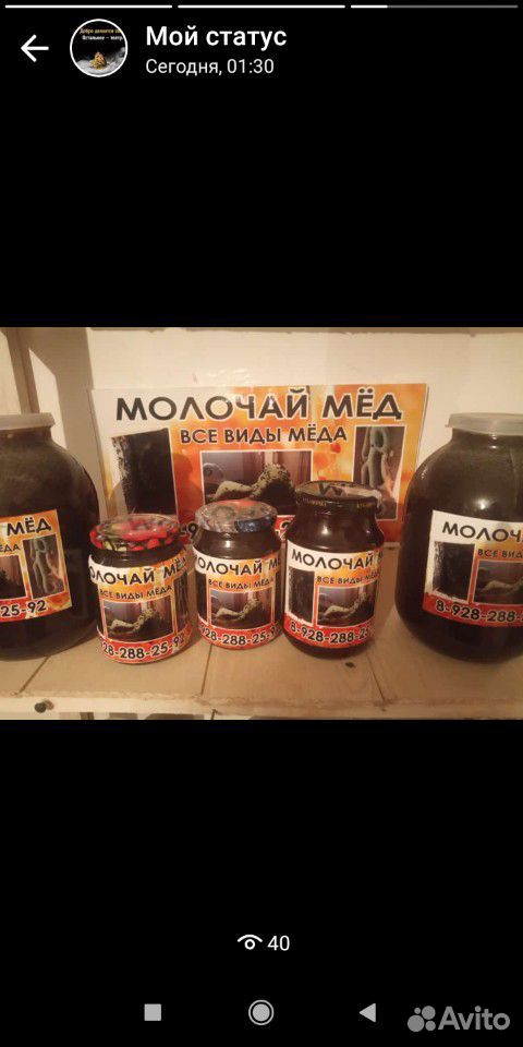 Мёд "молочай" купить на Зозу.ру - фотография № 1