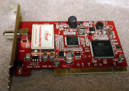 Спутниковый Ресивер Prof Red DVB- S2 7300 PCI