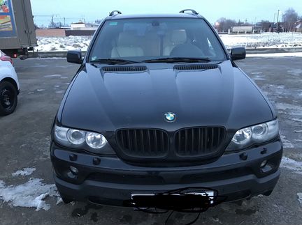 BMW X5 4.8 AT, 2005, внедорожник, битый