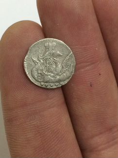 Монета - 5 копеек 1758 г