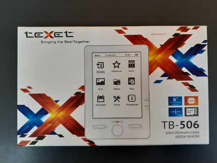 Электронная книга teXet TB-506