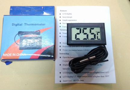 Электронный термометр проводной Digital Thermometr