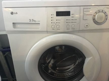 Узкая стиральная машина LG 3,5 кг