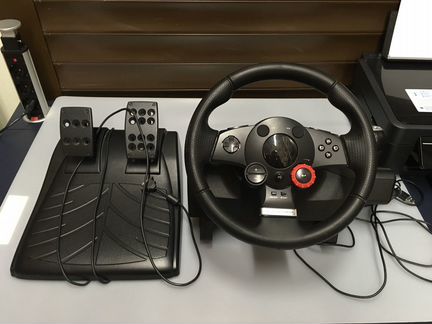Руль Logitech Driving Force GT,совместим с PS и pс