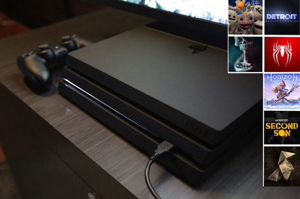 Sony Playstation 4 pro 1tb + Игры(все на фото)