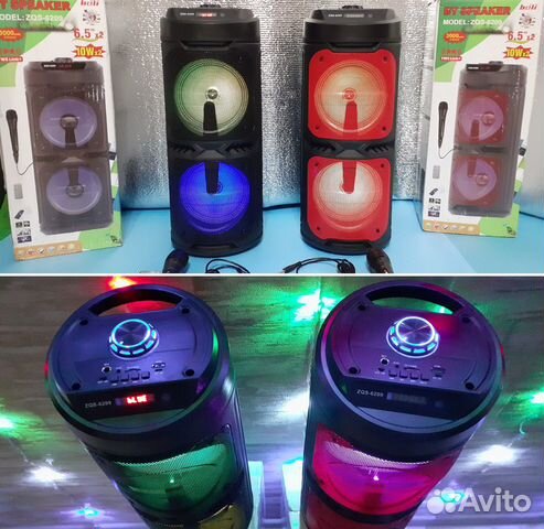 Портативная напольная акустика Speaker Klip 52см