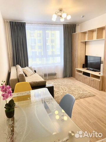 

1-к. квартира, 40 м², 2 кровати