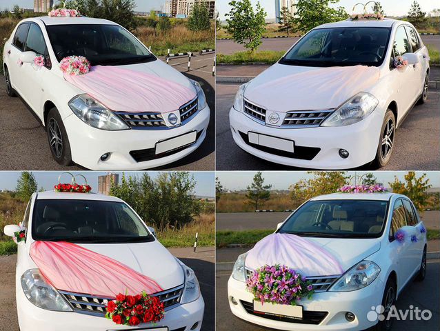 Свадебные украшения на машину авто аренда