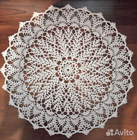 Салфетка вязаная. Новая. Ручная работа