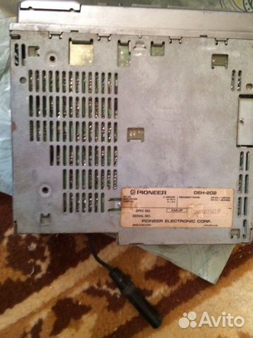 Магнитола pioneer deh-202 carrozzeria