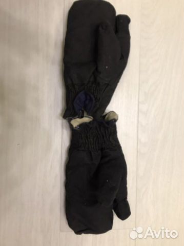 Варежки 3-х палые натуральный мех