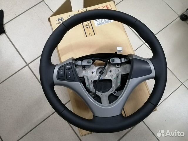 Руль на Ай-30 кожаный. Новый. Оригинал