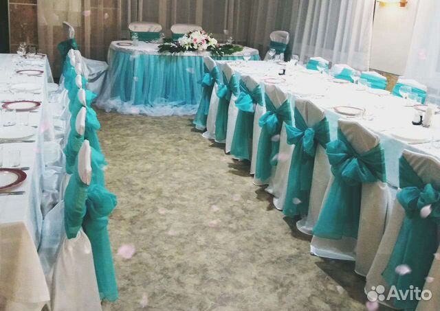 Чехлы на стулья в аренду