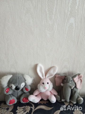 Игрушка мягкая король лев, слоник, коала