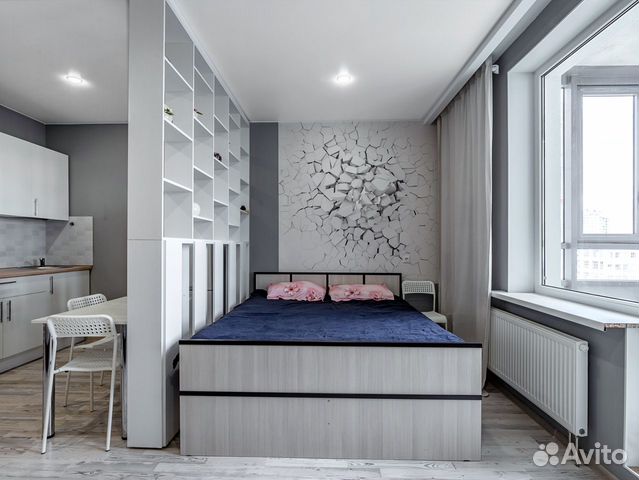 

Квартира-студия, 30 м², 2 кровати