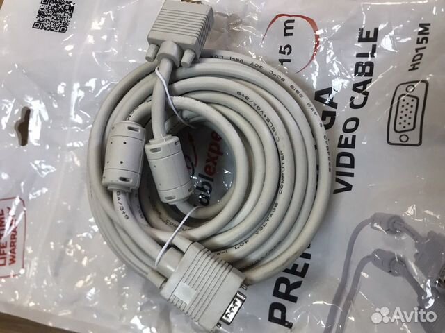 Кабель VGA 15m