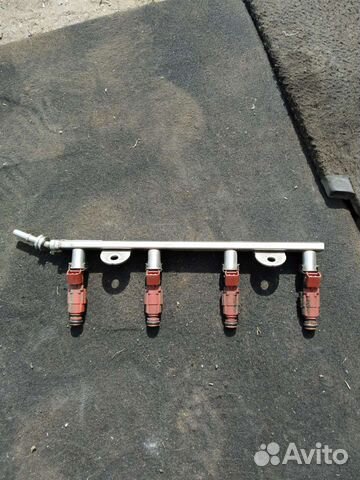 Топливная Рампа с форсунками Hyundai Sonata 2019 г