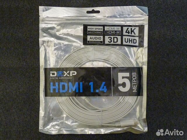 Hdmi v1.4 5м dexp
