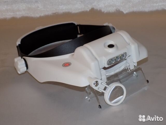 Очки бинокулярные лупа со сменными линзами новая