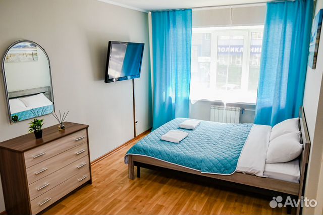 

1-к. квартира, 39 м², 2 кровати