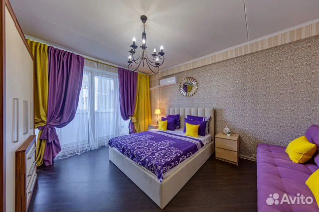 

1-к. квартира, 48 м², 2 кровати