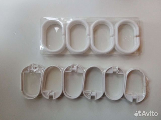 Кольца для шторы в ванной