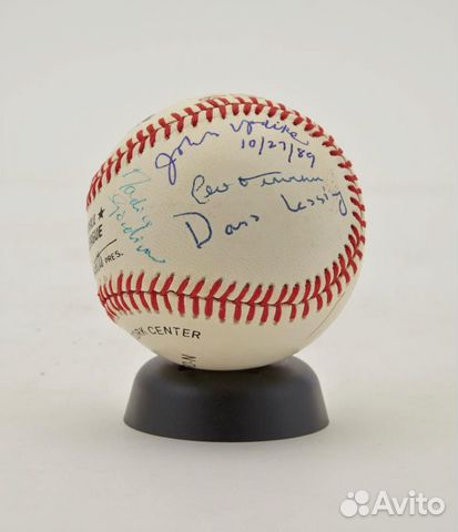 Иосиф Бродский автограф на бейсбольном мяче