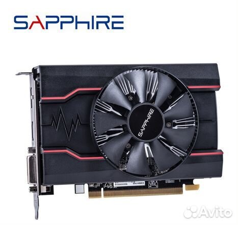 Видеокарта sapphire RX550 4 Гб, графический процес