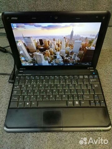 Ноутбук рабочий MSI wind U100