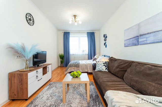 

1-к. квартира, 40 м², 2 кровати