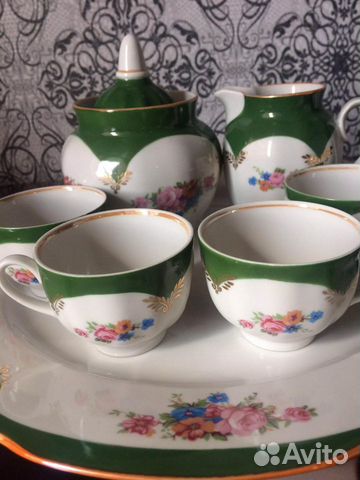 Кофейный сервиз,Дулево 1995 г»Воспоминание”