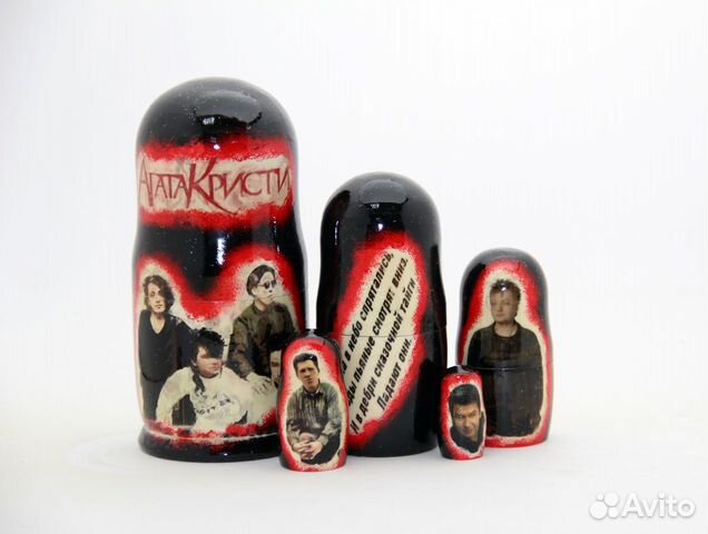 Матрешка группа Агата Кристи, 5 мест