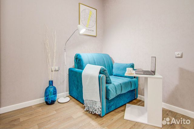 

1-к. квартира, 38 м², 3 кровати
