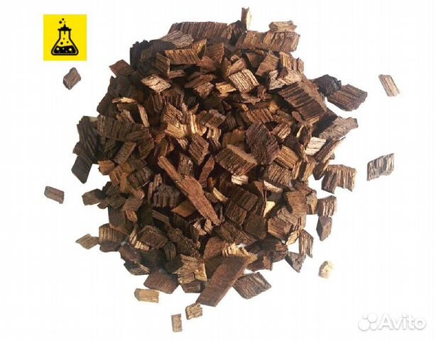 Дубовые чипсы, сильный обжиг, 100 гр