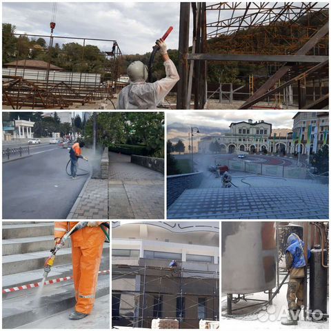 Пескоструйная обработка мягкий бластинг с выездом