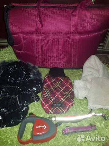 Переноска,рулетка,одежда для собаки