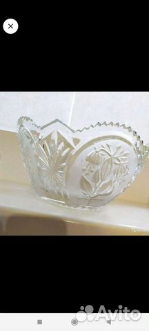 Вазы конфетницы хрустальные СССР