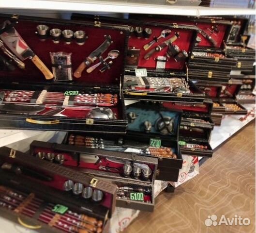 Подарочный набор шампуров в кейсе