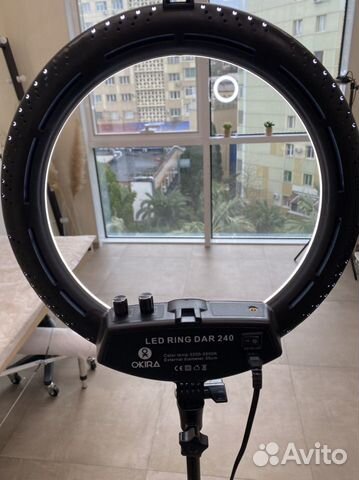 Кольцевая лампа okira 35 см