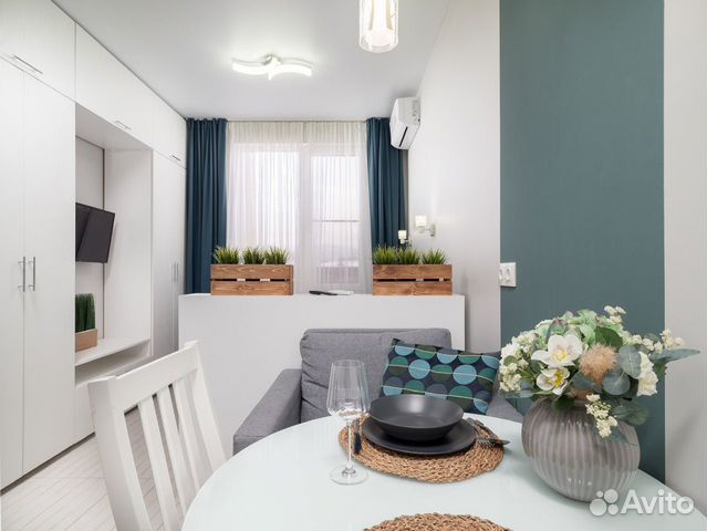 

Квартира-студия, 22 м², 2 кровати