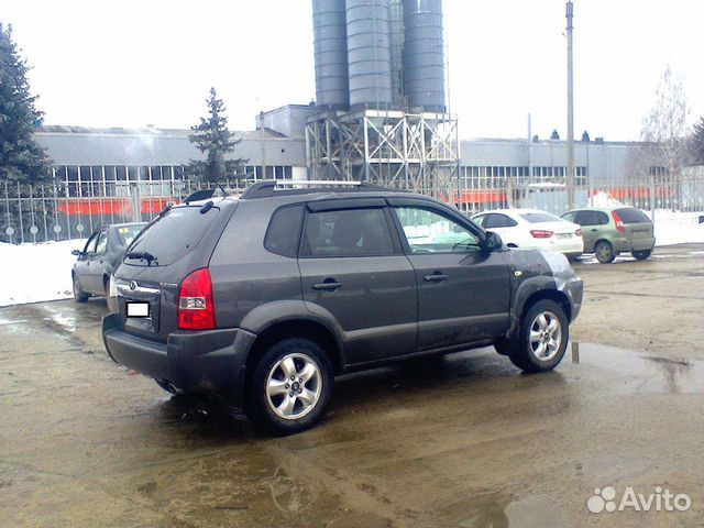 Hyundai Tucson 2.0 AT, 2007, битый, 107 000 км