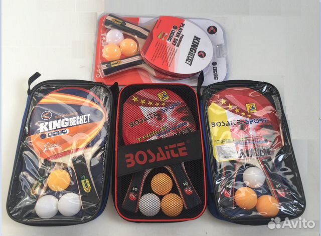 Набор для настольного тенниса. Теннисные шарики