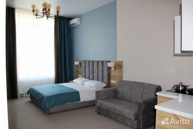 

Квартира-студия, 34 м², 2 кровати