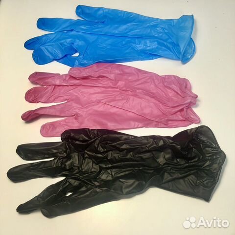 Перчатки нитриловые