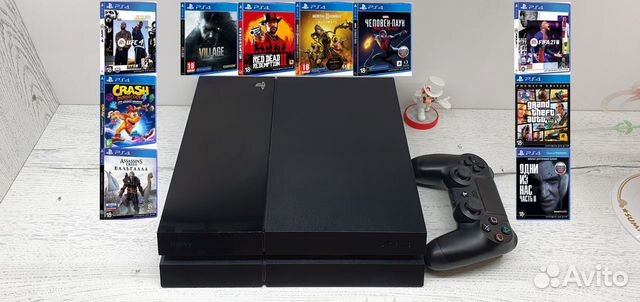 Sony PlayStation 4 + 10 игр