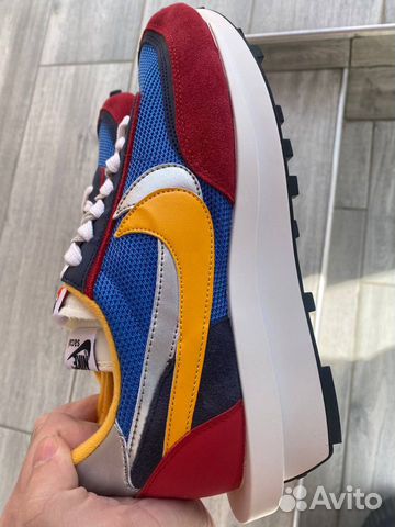 Кроссовки Nike sacai waffle blue мужские